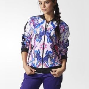 Adidas Originals Florera Superstar Optic Bloom Track Jacket - XS. EUC.